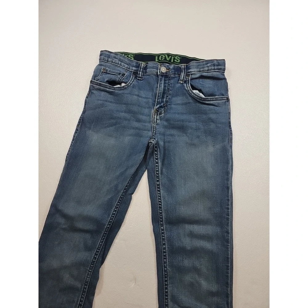 Levis 511: Boys 16 Reg (28x30) Blue Jeans With Adjustable Waist Band